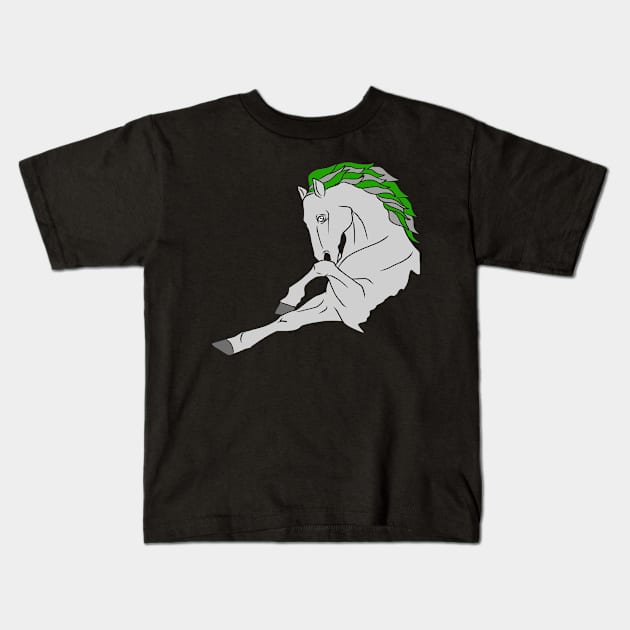 A very nice horse and pony dressage Kids T-Shirt by KK-Royal